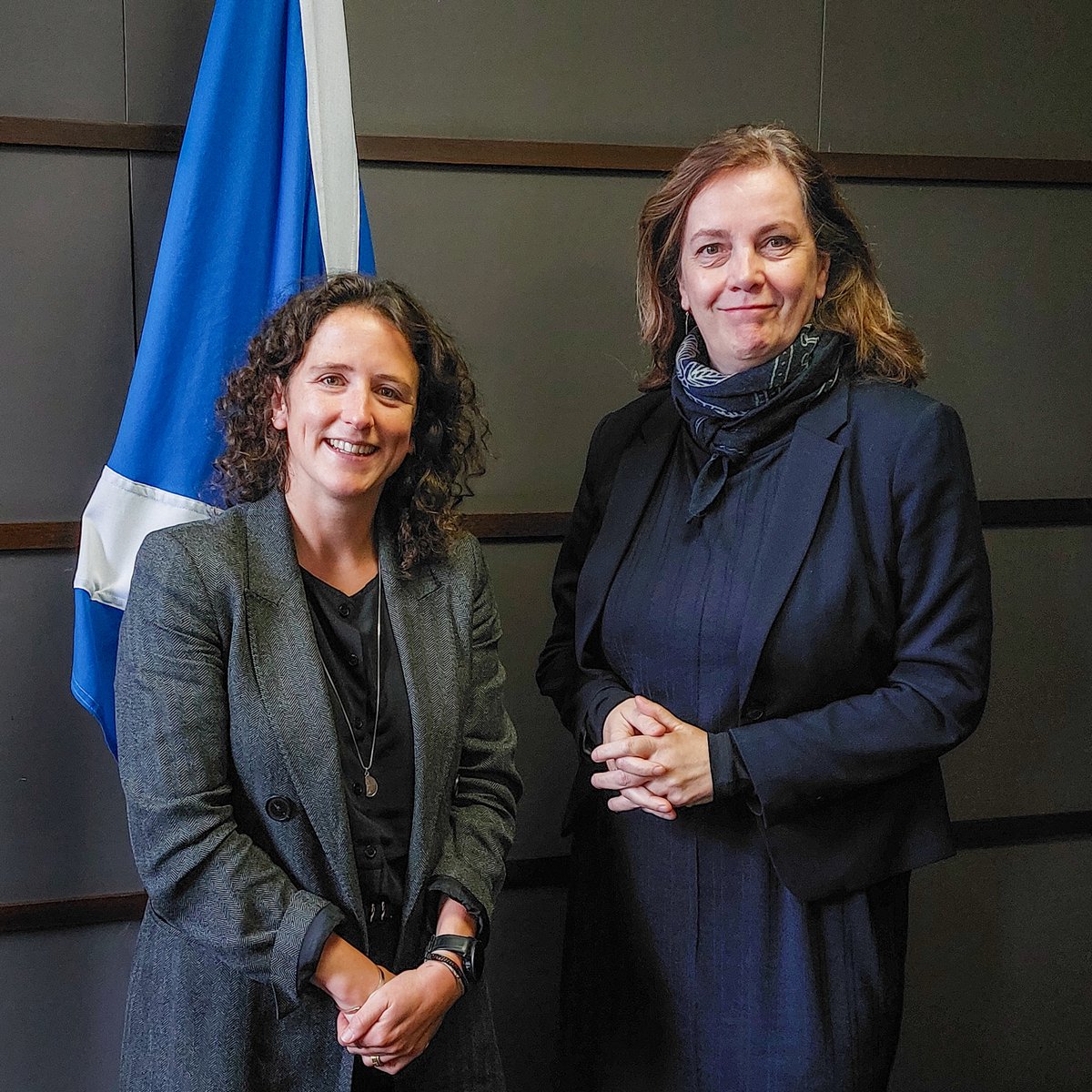 Rural Affairs Secretary Mairi Gougeon was pleased to welcome Icelandic Agriculture Minister Svandís Svavarsd to Scotland today. They discussed opportunities for mutual learning on sustainable agriculture, food production and the marine economy.