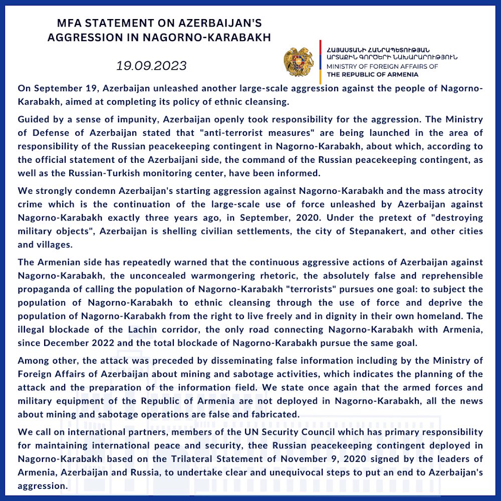 MFA of Armenia🇦🇲 tweet media