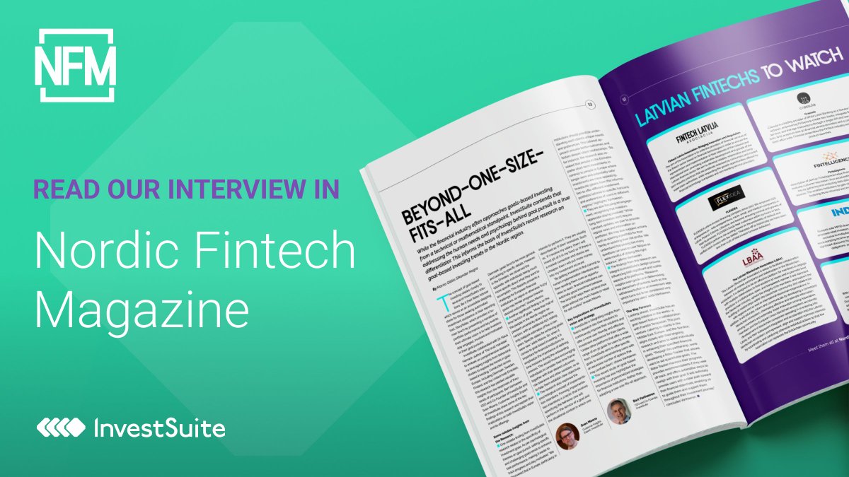 InvestSuite's tweet image. Our CEO @VanhaerenBart and our Customer Insights Expert, Sven Moons, recently had a chat with Nordic Fintech Magazine. You can check out their interview online for a dose of fintech wisdom: hubs.la/Q022H5k60 #Fintech #InvestTech #Interview #NordicFinTechMagazine