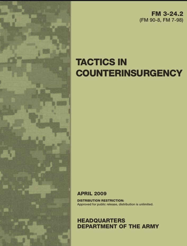 If you doubt that the U.S. is engaged in literal war on its internal (Black &amp; Indigenous) colonies &amp; the insurgencies resisting state repression, consider the following evidence… 

🧵 THREAD of Low Intensity Warfare and COIN ops by Atlanta Police &amp; partner agencies.
#StopCopCity