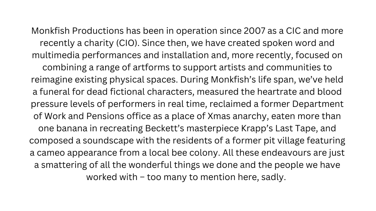 Monkfish Productions tweet media