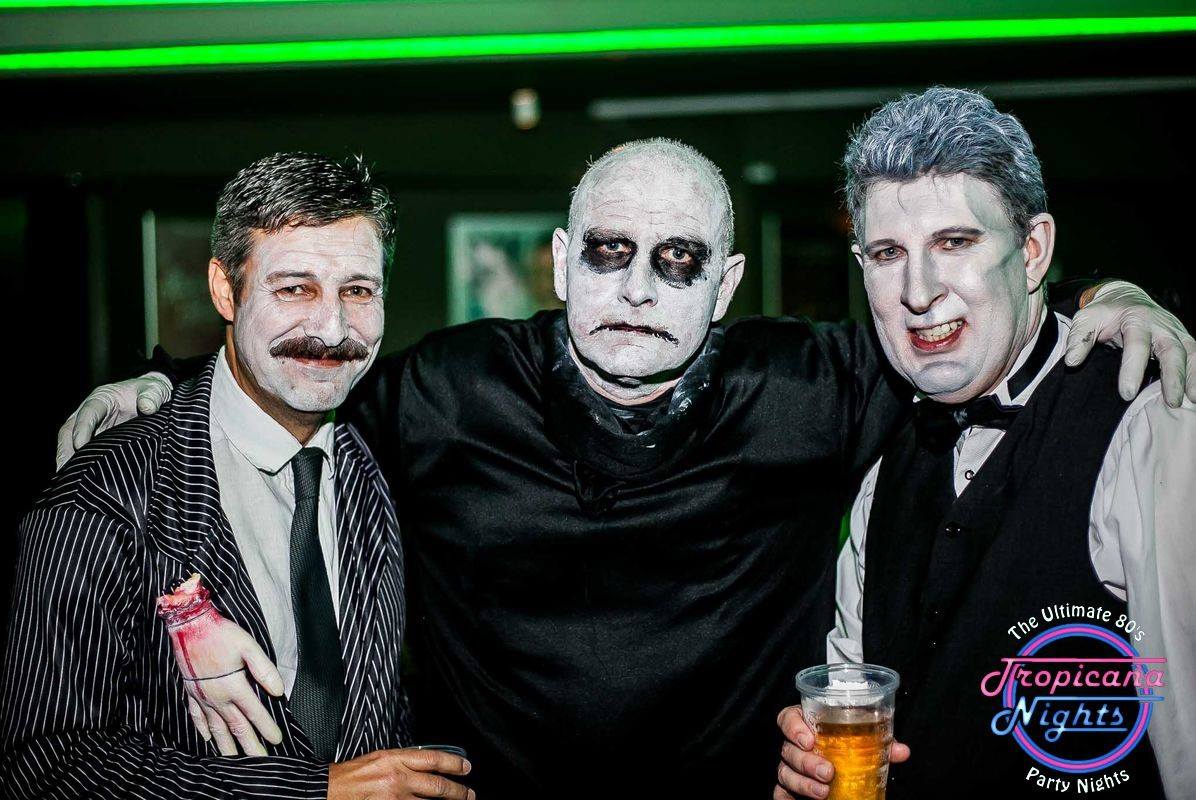 “Come and play with us”👯‍♀️

We're ready for #Halloween <a href="/tropicananight/">Tropicana Nights</a> 

Welcome to the ultimate 80s Halloween spooky season party <a href="/SouthendTheatre/">Southend Theatres</a>

🎟️southendtheatres.org.uk/Online/seatSel…

#halloweenevent #cliffspavilion #spookyseason #80s #events #theatre