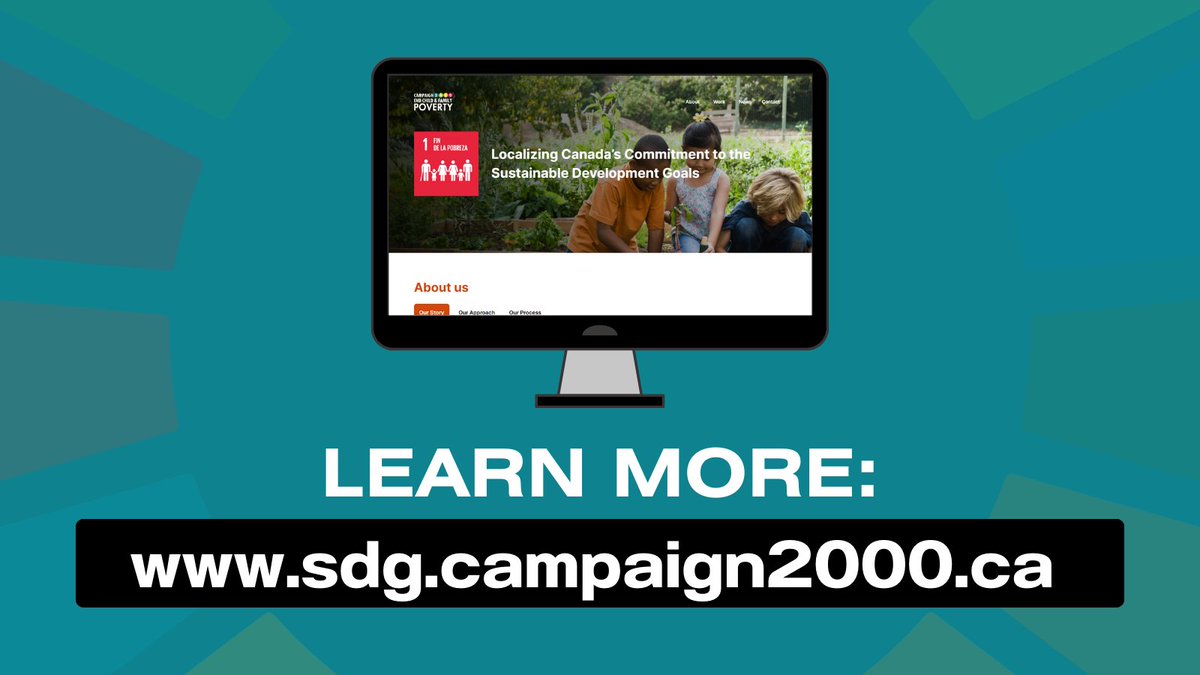 <a href="/Campaign2000/">Campaign 2000</a> <a href="/publicjustice/">Citizens for Public Justice</a> <a href="/CWP_CSP/">Canada Without Poverty</a> are engaging communities impacted by #poverty in policy development for #Agenda2030. We’ve hosted 17 conversations with 227 people affected by poverty to hear their visions of a poverty-free community. Learn more at➡️sdg.campaign2000.ca
