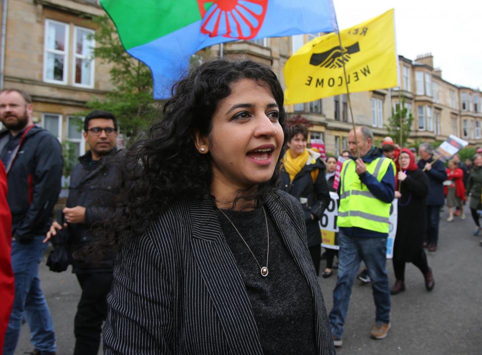 NEW: Glasgow councillor Roza Salih is hoping to become Scotland's first MP to have arrived in the country as a refugee. 

She was elected as an SNP councillor for Greater Pollok last year after fleeing Iraq in 2001.