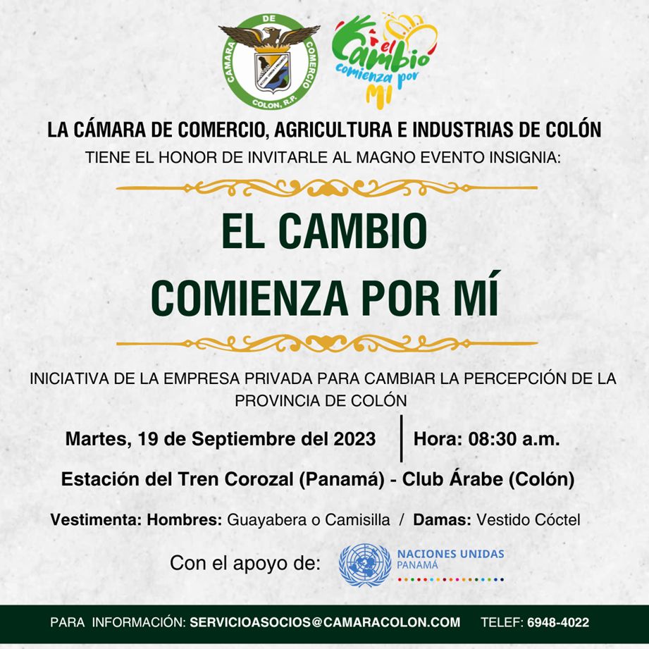 graca_patricia's tweet photo. Mientras en @UN NY #UNGA78 los lideres mundiales comprometen a revitalizar los #ODS nuestra hoja de ruta para salvar el #planeta en #Panamá todos los caminos van a #Colon con @chenmapty y @ONUPanama a localizar los #ODS! Hoy lanzamos la iniciativa EL CAMBIO COMIENZA POR MI! ❤️💙 https://t.co/HOgbIV3AT7