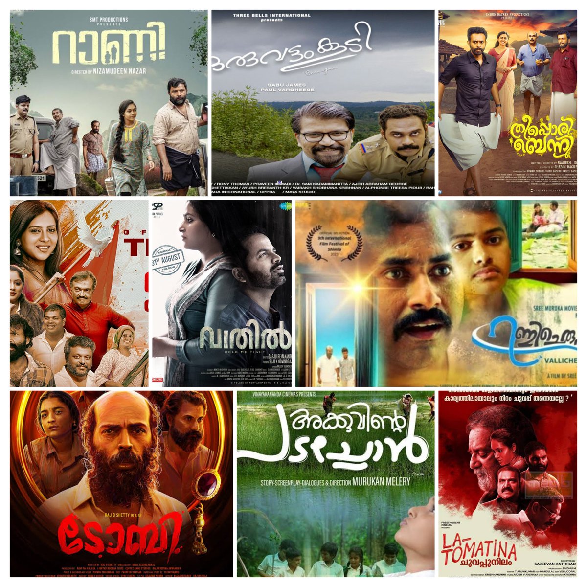 ArjunVcOnline's tweet photo. This week Malayalam releases..!!
#RaniTheRealStory #OruvattamKoodi #TheepporiBenny #MisterHacker #Vaathil #LaTomatina #Toby #AkkuvintePadachon #Vallicheruppu https://t.co/sHDmLZL9Cn