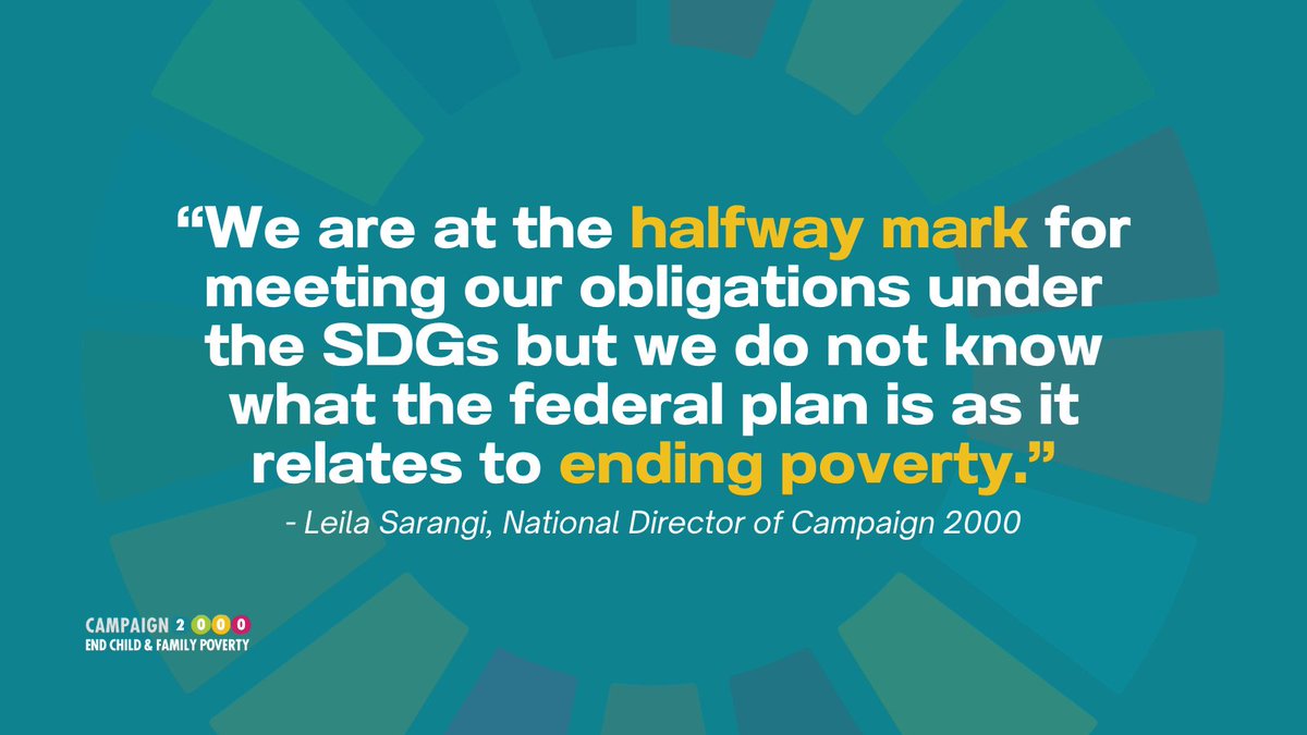 The #SDGsummit is the right place for Canada to reflect on where it is falling behind and plan for new actions to #endpoverty as the UN marks the halfway point to the deadline for achieving #Agenda2030 #cdnpoli <a href="/JustinTrudeau/">Justin Trudeau</a> <a href="/JennaSudds/">Not active account</a> <a href="/cafreeland/">Chrystia Freeland</a> ➡️bit.ly/3EKEdGi