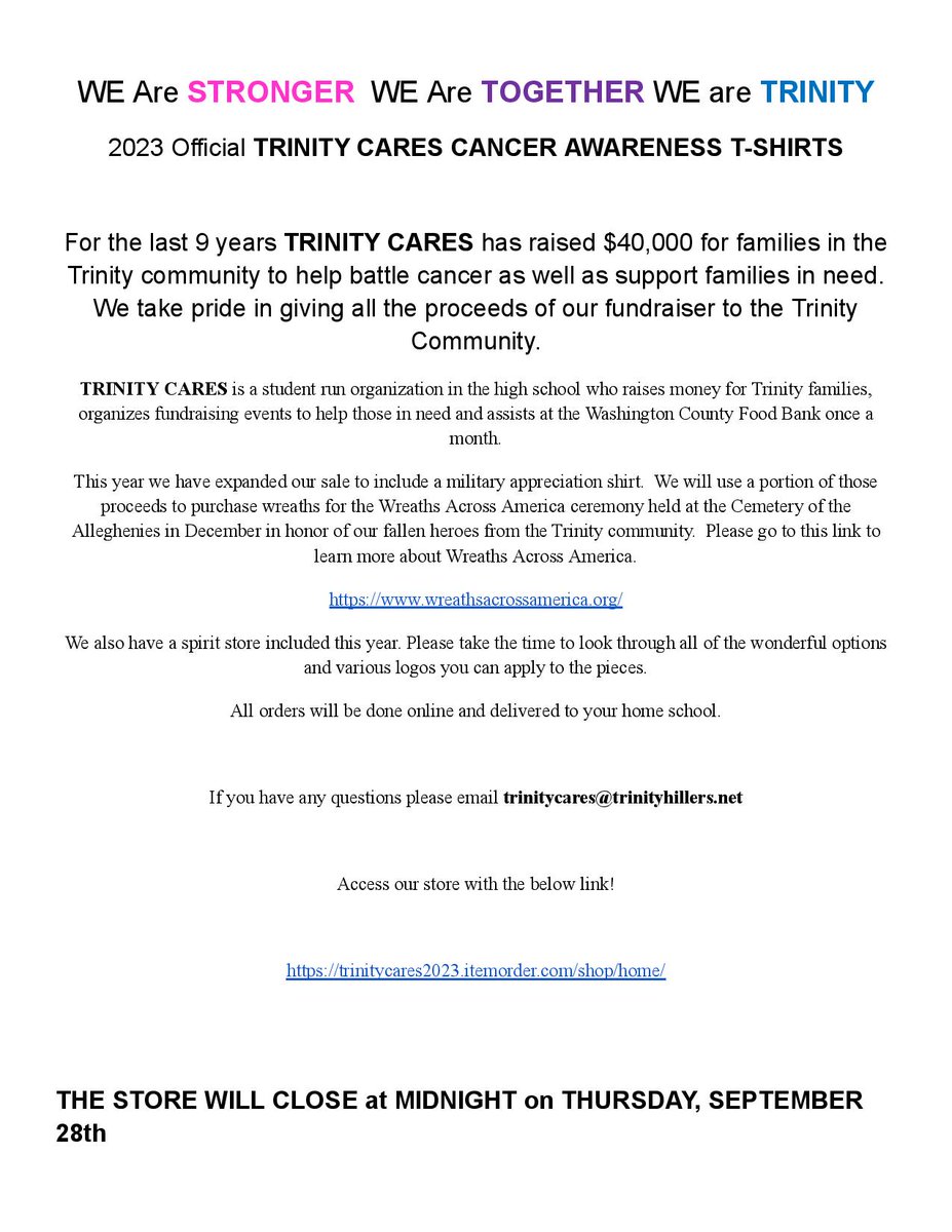 Trinity Athletics (@trinity_hillers) on Twitter photo 