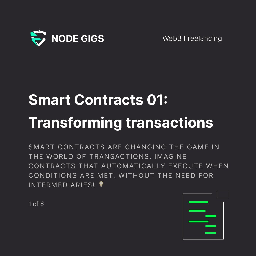 NodeGigs's tweet photo. Smart Contracts 01 https://t.co/vG5pQbn9cj