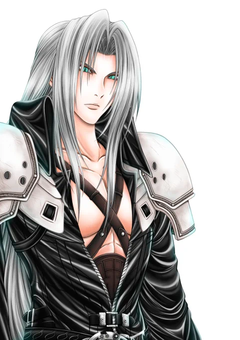 発表からちょっと経ちましたが、FF7リバース発売楽しみです前回↓の地味すぎる練習絵に続いて、当時もう一枚描いていたこちらも修正・塗り直しました。#イラスト #ファンアート #ファイナルファンタジー7#セフィロス 