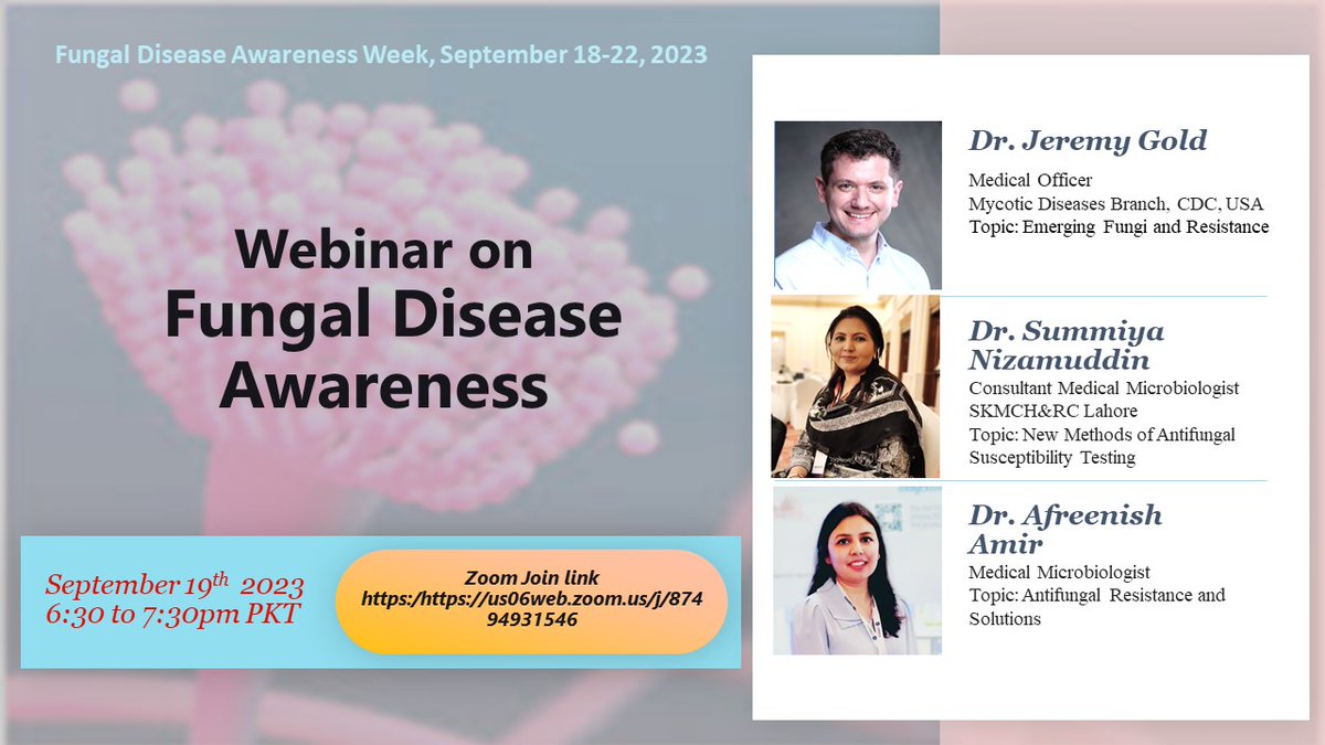 Its Fungal Disease Awareness Week. Join us!
#FungalWeek23 #CDC