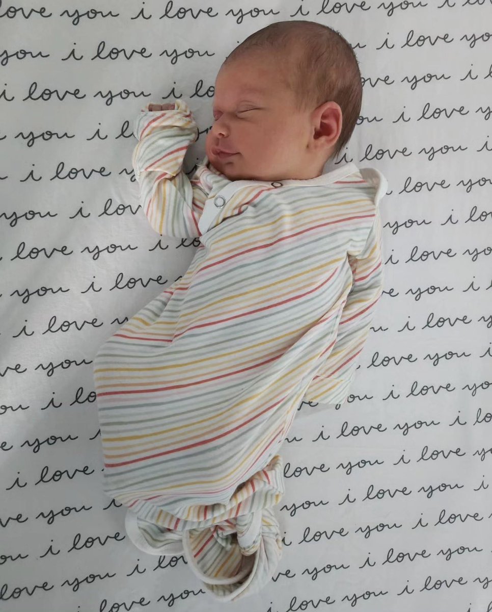 herdlinger's tweet photo. I just Had to post this!  I hope someday she will be an Island friend of Evelyn James.

Charlotte Murphy Jones
09.07.2023
7lbs 1oz

Proud parents are Adam and Calli Jones. https://t.co/A3lE0FhcOw