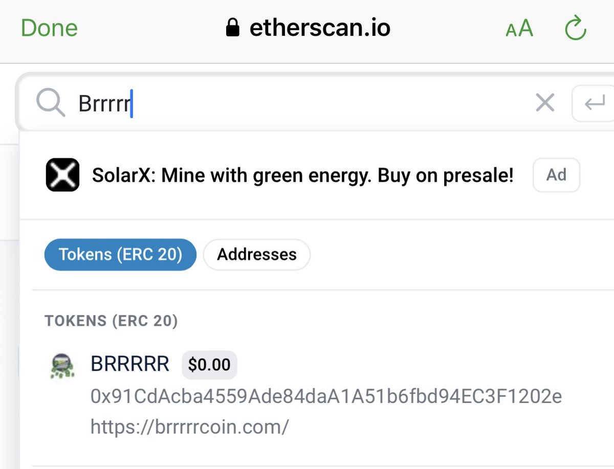 BRRRRRETH's tweet photo. ⭐️The BRRRRR token tracker just got a upgrade! You guys can search for ‘BRRRRR’ on EtherScan and you will see us with important social links. Check out the slick upgrades here:

https://t.co/cadBRxVTLw

Get Ready for a bullish ride to the moon! https://t.co/8il4QXxtwT