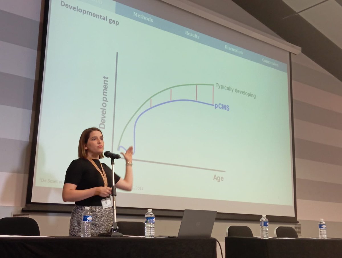 ⁦@VaniaDeAguiar⁩ just presented a study by ⁦@SvaldiCheyenne⁩ carrying out an error analysis in spontaneous language of survivors of paediatric cerebellar tumors at the #scienceofaphasia #soa23