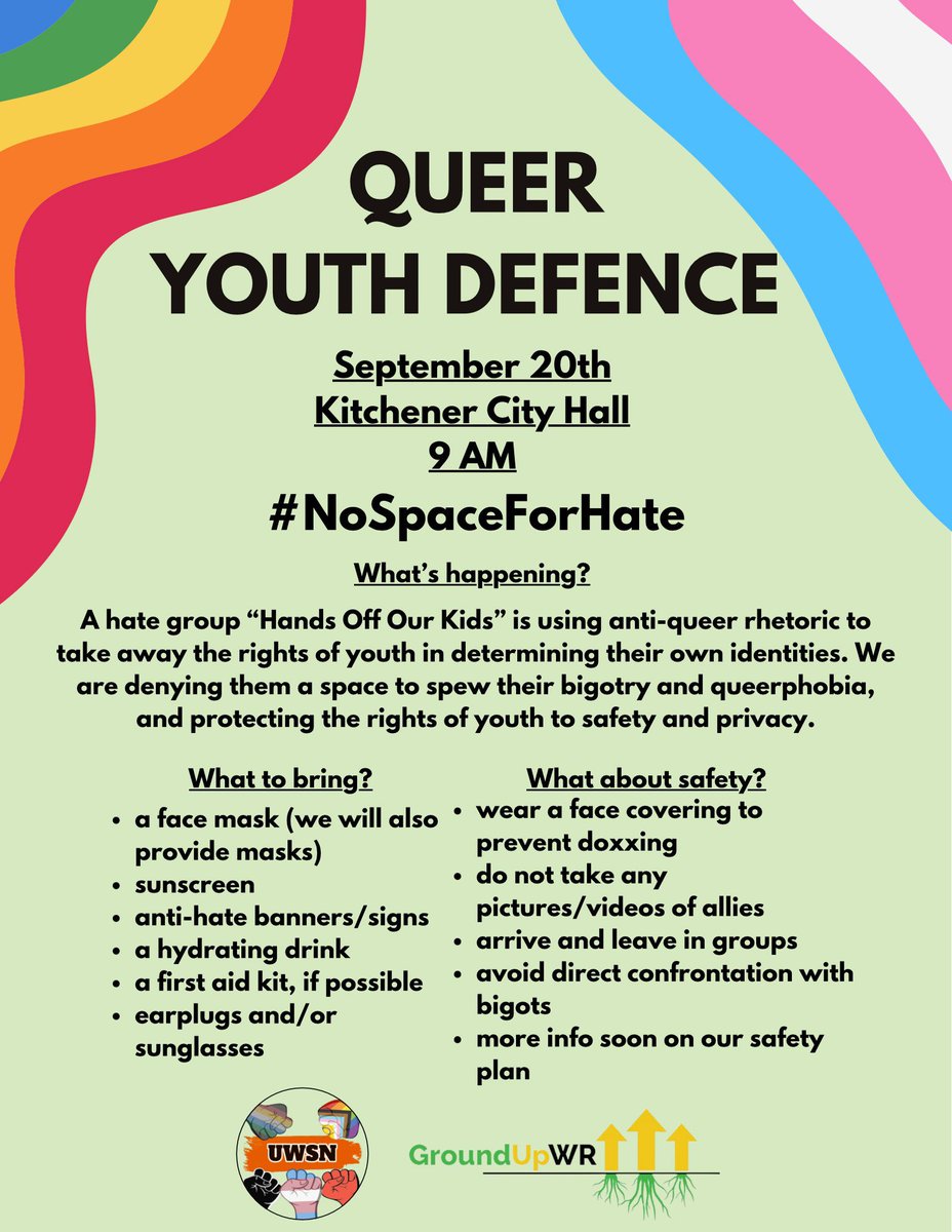 Did you know that almost one third of unhoused Canadian youth identify as 2SLGBTQIA+? It’s time to shut down the hate and discrimination. #NoSpaceForHate