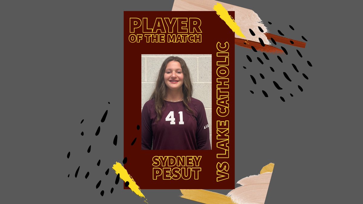 🚨Freshman Alert🚨 Sydney Pesut was chosen as player of the match vs Lake Catholic. Sydney had 4 Kills and 2 Blocks. Keep it up Lady Warrior!!
<a href="/WJ_Warriors/">WJ Athletics</a> <a href="/WalshJesuit/">Walsh Jesuit</a>