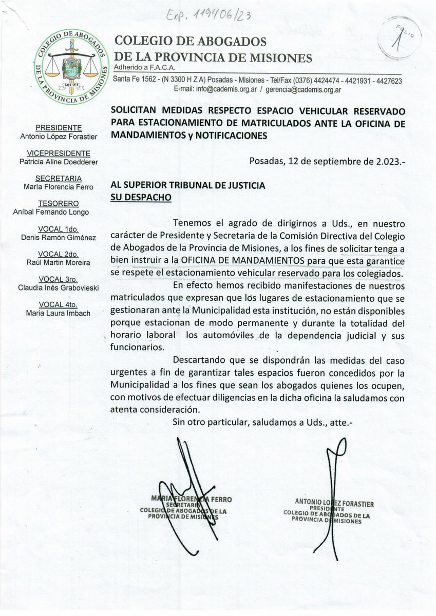 COLEGIO DE ABOGADOS tweet media