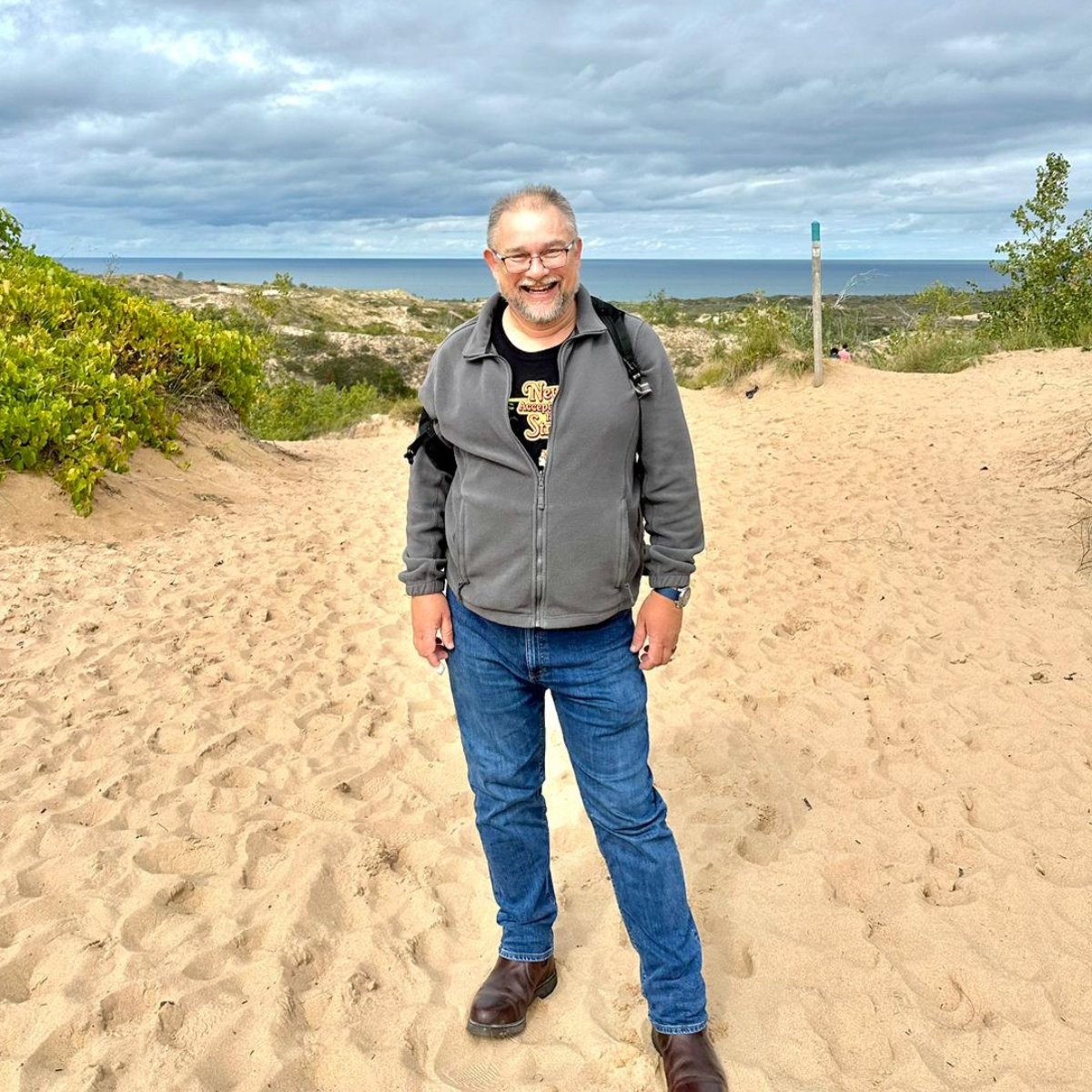 That’s not the ocean - it’s Lake Michigan! 👀

Our Head of Partnerships <a href="/saltwatersteve/">Stephen Hall</a> is attending the #Lakebed2030 Conference - a place where scientists, researchers, governments, and industry professionals tackle the crucial task of #mapping the global lakefloor.