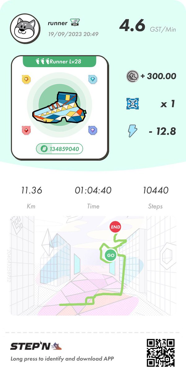 stepn75's tweet photo. 今日も元気にすてっぷん🏃‍♂️
新しいアクティベーションコードどーぞ
New Activation Code 👉01998678
#STEPNEMBER2
#STEPNDaily
#stepnactivationcode
#stepnfriends
#STEPNPirate5K
#STEPNanectodes
#mySTEPNrun
#STEPN https://t.co/TdqMLUlFPw