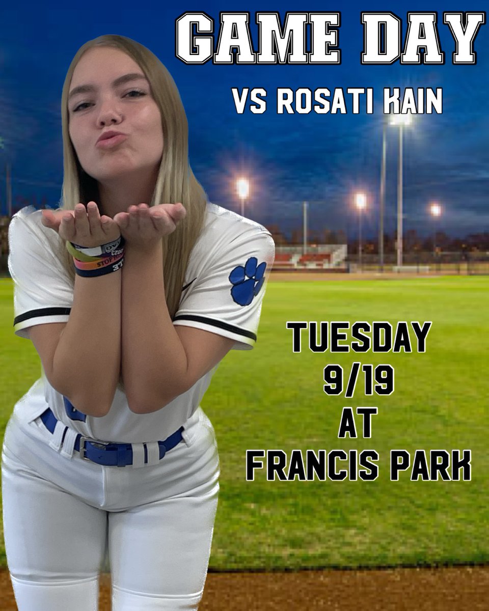 LHSCougarsSB's tweet photo. On the road today! The game is at Frances Park. Come check us out!! #LetsWork https://t.co/qylZGhRzha