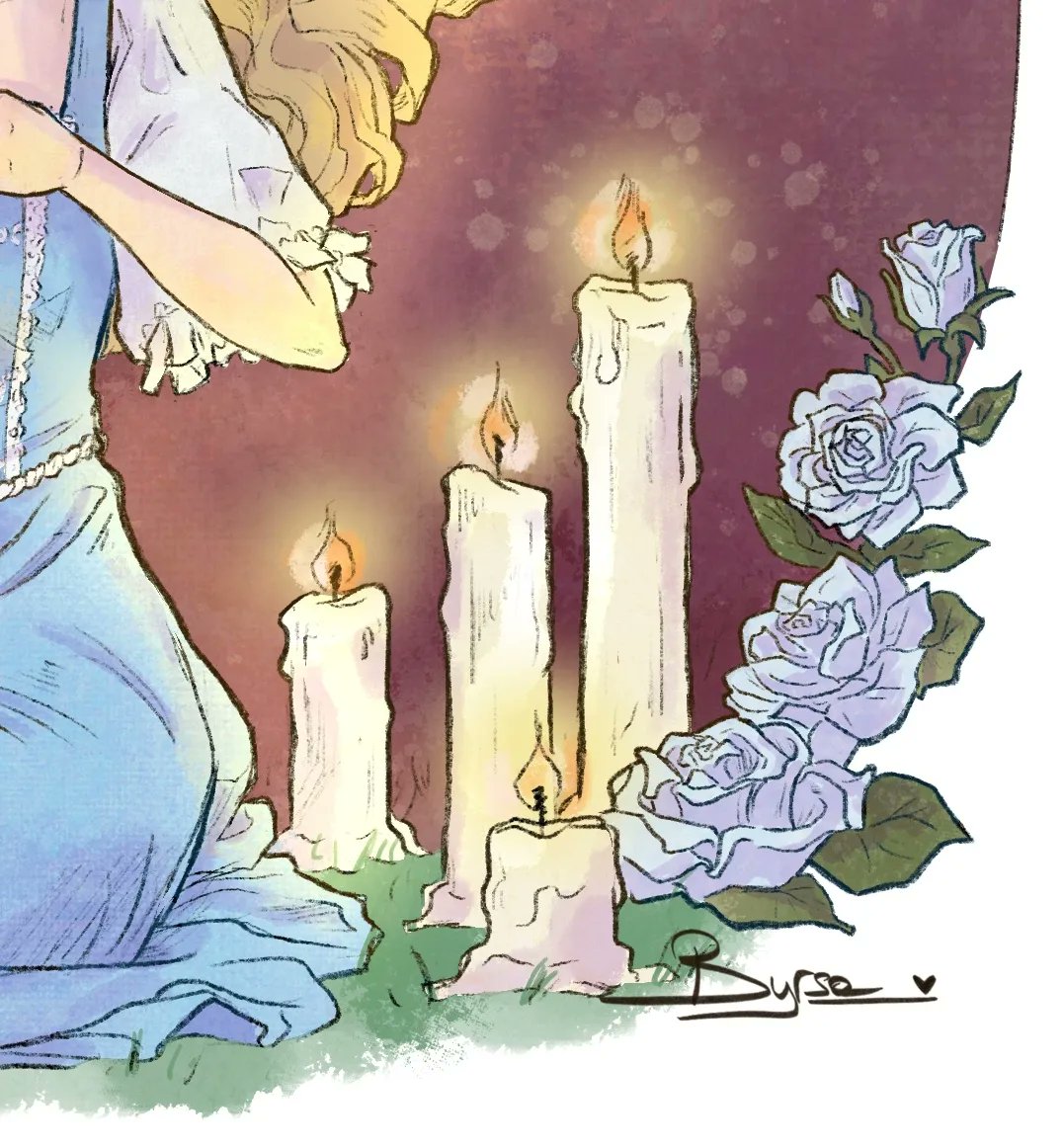 Brujita blanca terminada :D 

#Whitewitch #procreateart