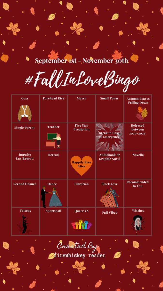 tannerjreads's tweet photo. My #FallInLoveBingo thread! https://t.co/VNmX7WpbjQ
