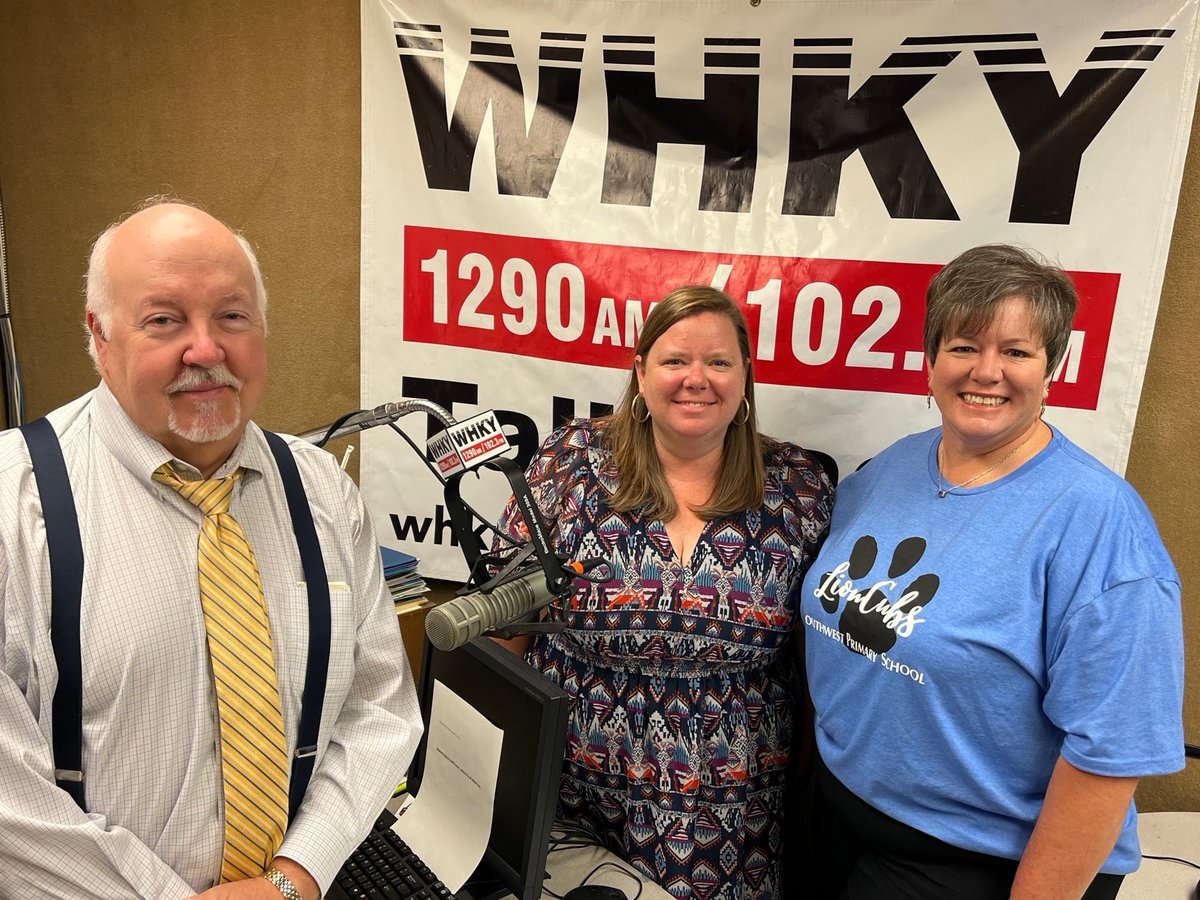 🌟 Our HPS 23-24 Principal of the Year, Erin Sigmon, and our HPS 23-24 Teacher of the Year, Kris Holbrook, just dropped some amazing insights about our district with Hal Row on <a href="/WHKY/">WHKY Radio</a>! 🎙️🏆 If you missed it live – catch the on-demand episode at whky.com📚🎉