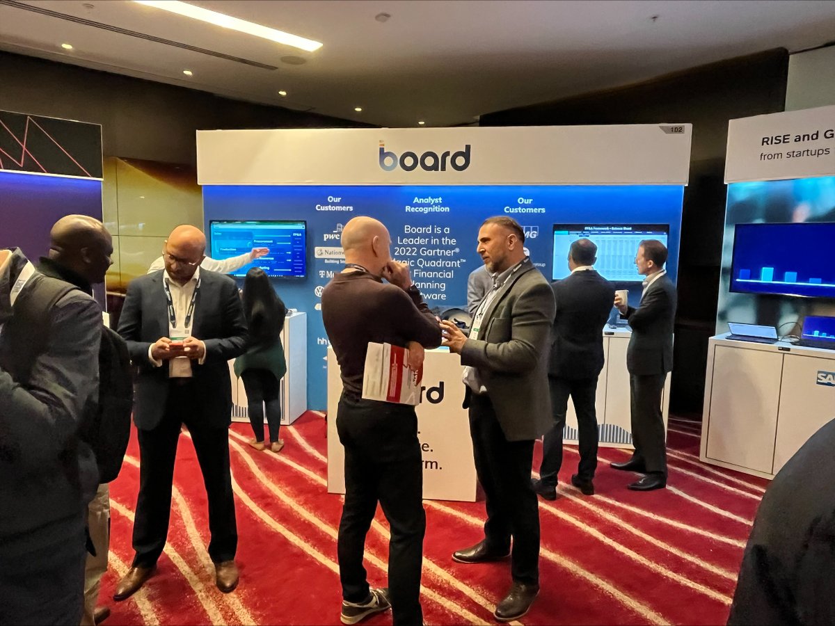 We are having a great time at the @Gartner_inc 2023 EMEA CFO & Finance Executive Conference! 🎉 If you would like to learn more about how your organisation can drive transformation in #Finance, be sure to stop by booth #102!