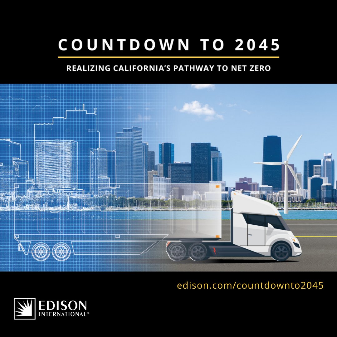 #CountdownTo2045 X #ClimateWeekNYC 🌎🌱 Edison International is proud to introduce our latest paper, Countdown to 2045: Realizing California’s Pathway to Net Zero, today at Climate Week NYC. The countdown is on towards a carbon-neutral #California: edison.com/countdownto2045