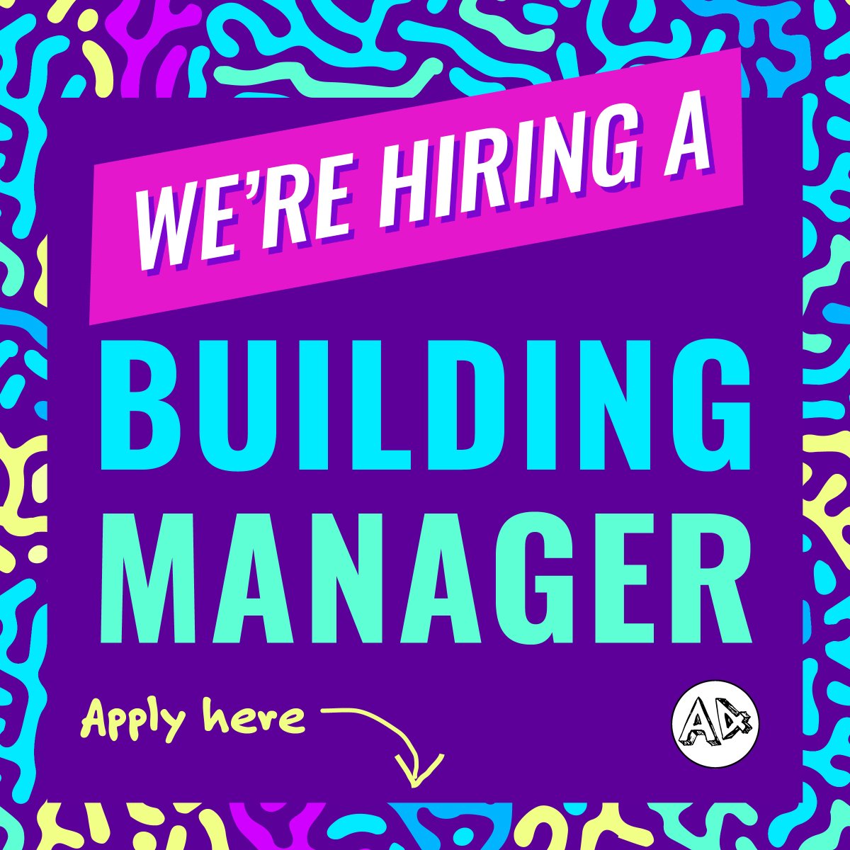 a4sounds's tweet photo. 📣 WE'RE HIRING A

BUILDING MANAGER

Part-time, 3 days a week.            
€17 / €21,216 per year

Find out more here: https://t.co/aUGJjJ79vw

Apply before 13th Oct. https://t.co/VbP3OJCRDh