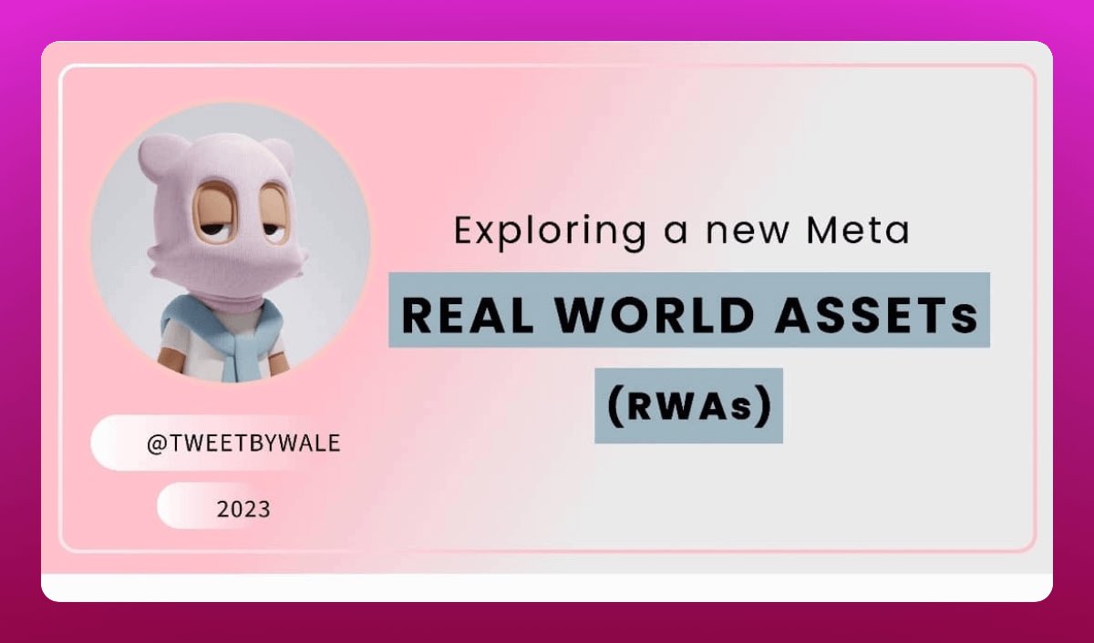 TweetByWale's tweet photo. Unlocking the Future: REAL WORLD ASSETS (#RWAs) 🚀

In the world of blockchain and Web3, one concept stands out as a game-changer: Tokenized Real World Assets (RWAs). 

Let's dive!👇🏻 https://t.co/TJlEDoPsbl