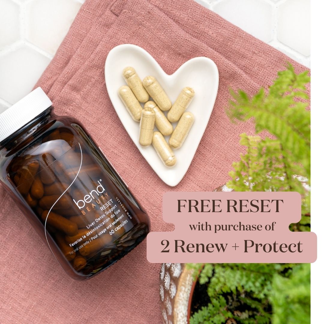 For a limited time only, with the purchase of any two bottles of Renew + Protect, you’ll get a FREE bottle of RESET - plus free shipping! ⁣
Put any two bottles of Renew + Protect in your cart, and your FREE RESET will be added: bit.ly/3PASBHp