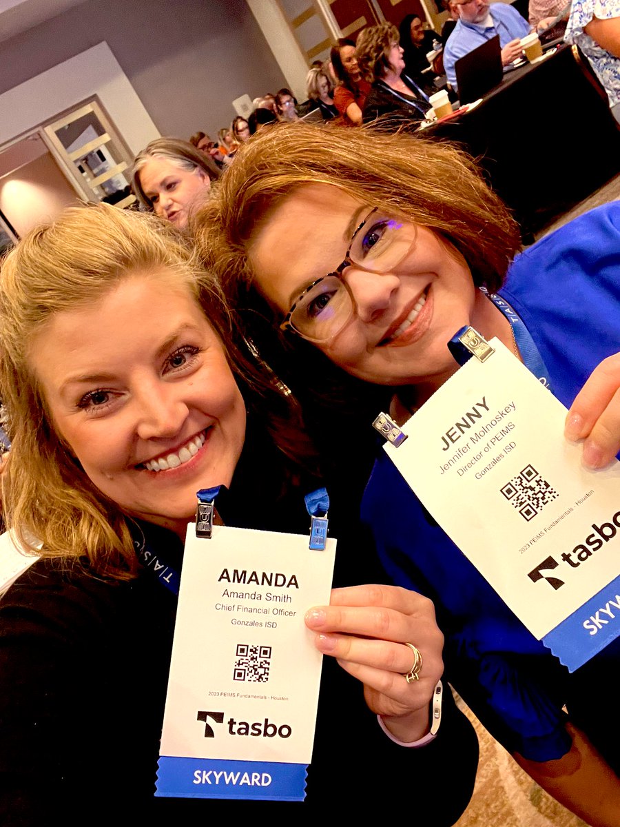 AReedSmith's tweet photo. Ready to learn all about PEIMS with this #EduQueen @tasbo! 🎉💰 https://t.co/gJveT7YPRh