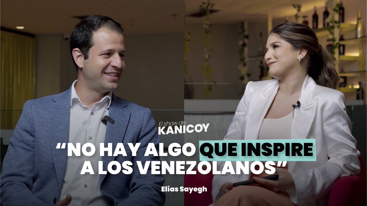 kanicoy's tweet photo. Después viajé a Caracas para compartir con Elías Sayegh quien destacó cosas como:

- Influencias que lo llevaron a entrar en la política 
- Motivos por los que abandonó su antiguo partido
- Dificultades durante su gestión

Mira la entrevista aquí: https://t.co/ABKtr5dpfi https://t.co/Yj8Bhoj6rA