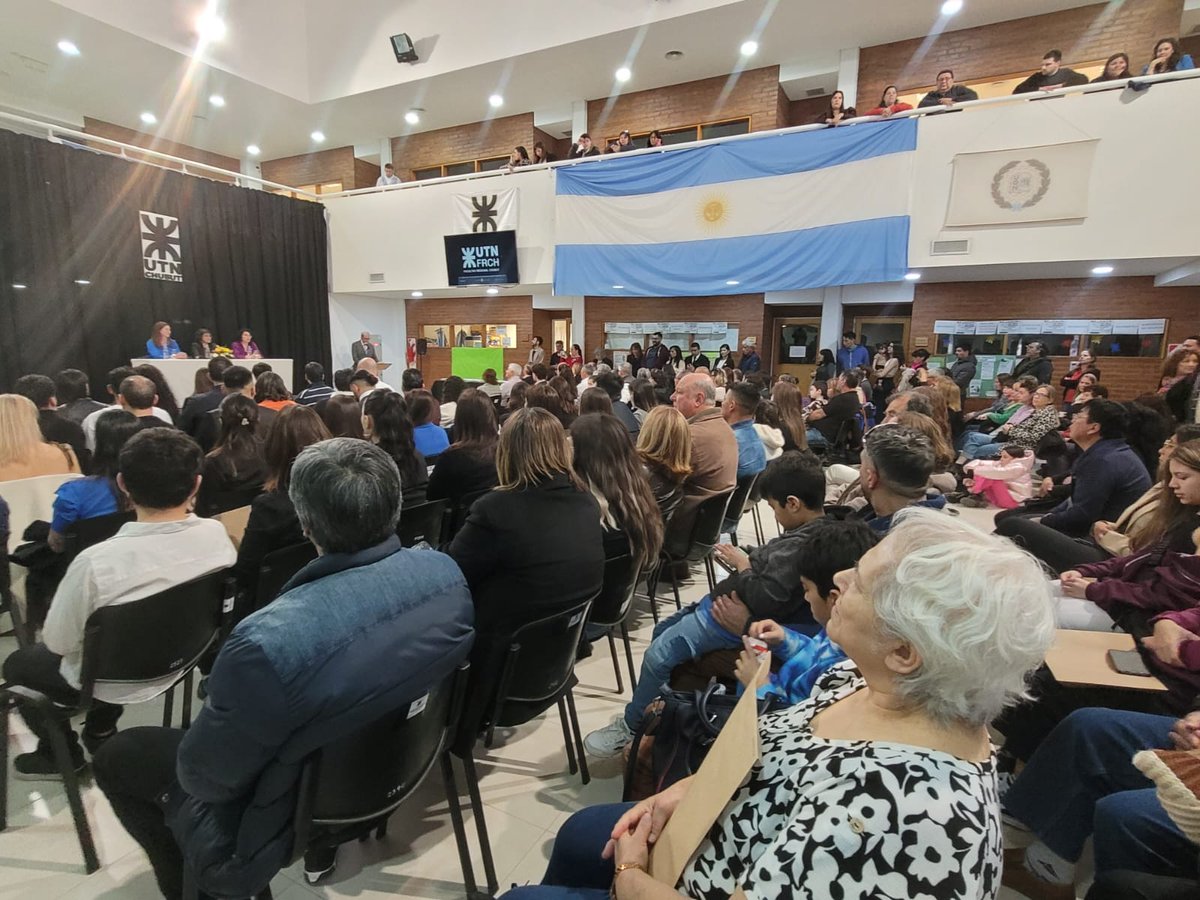 Participamos de la XXV Colación de Grado de la Facultad Regional Chubut de la Universidad Tecnológica Nacional.  parquetecnologicomadryn.org.ar/participamos-d… #ParqueTecnológico #Madryn #Chubut