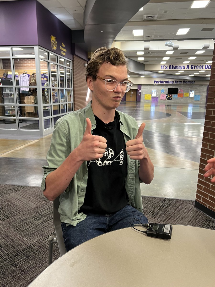 BeltonSchools's tweet photo. Yesterday, KSHB 41 came to talk to Conner Sisemore, a senior at Belton High School, about his journey in the Breakthrough Junior Challenge. 

Watch his story here: https://t.co/DRETacQBJa

Vote on YouTube by liking his video: https://t.co/EBpVg4k16I https://t.co/ZIqh2lQ3Xu