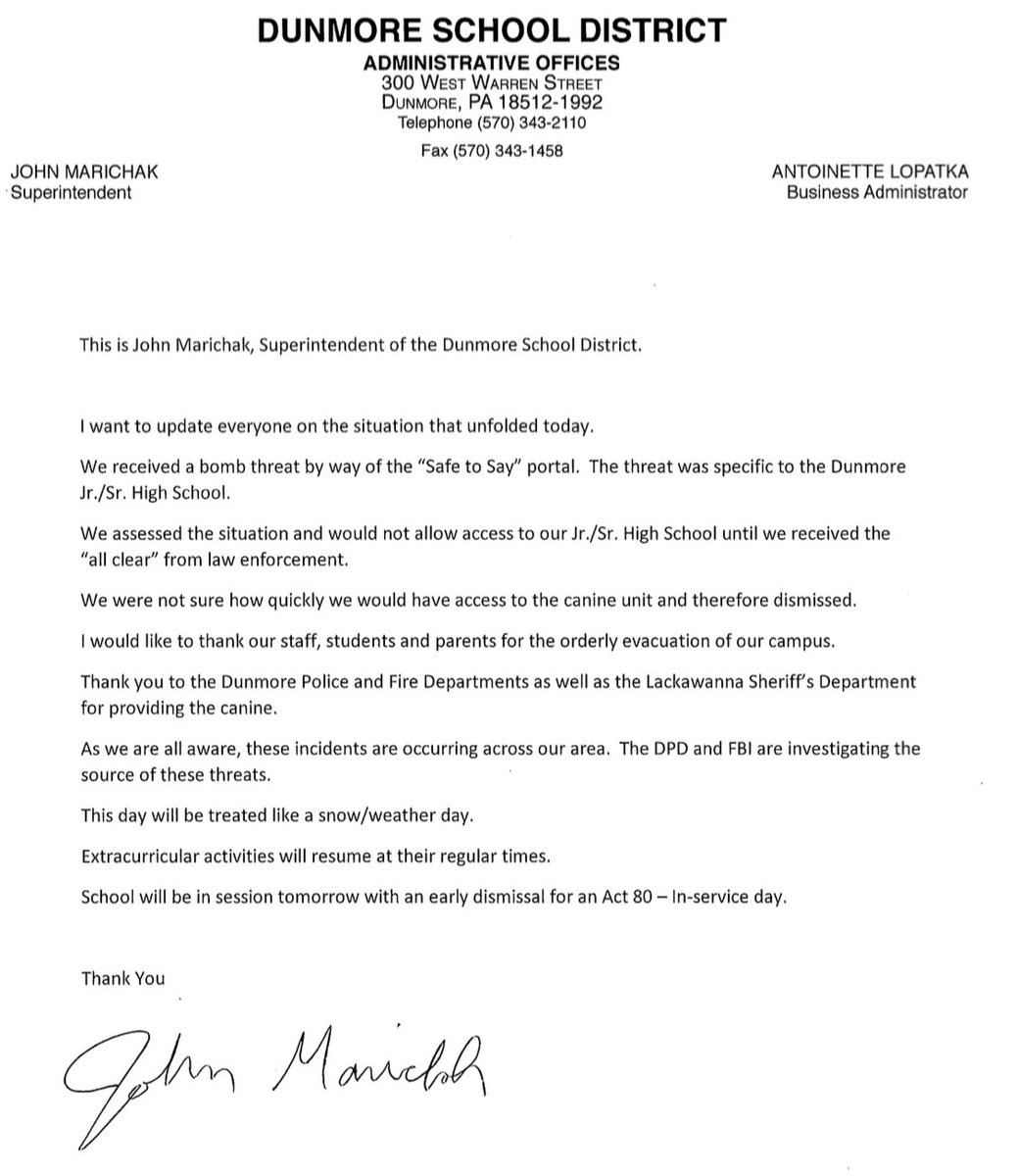 An update after today’s situation: