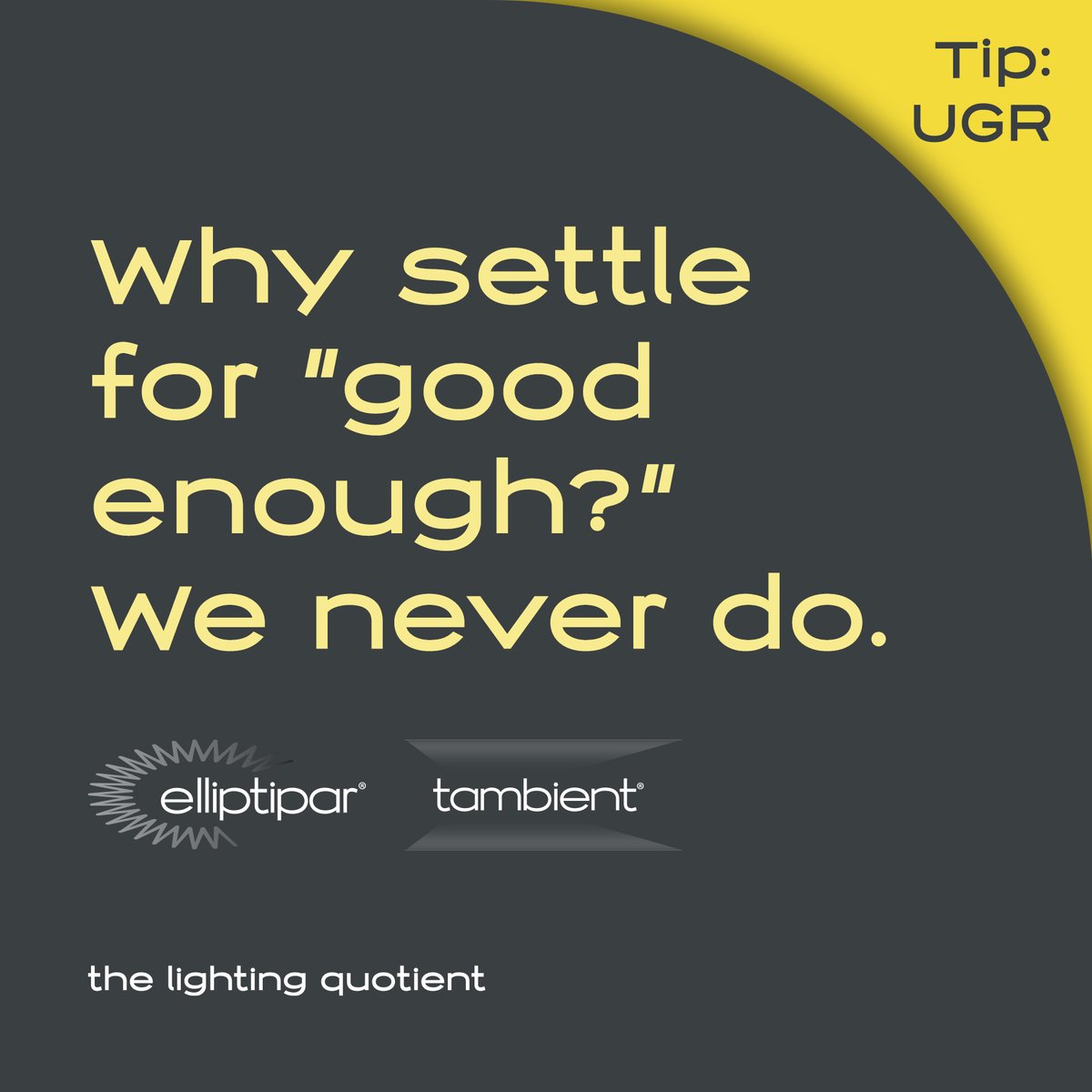 We know #glare causes visual discomfort, hinders productivity, and disrupts overall well-being… so why are spaces being lit poorly?

Don’t just settle, demand better.

#lighting #light #productivity #wellbeing #UGR #lowglare #lightingdesign