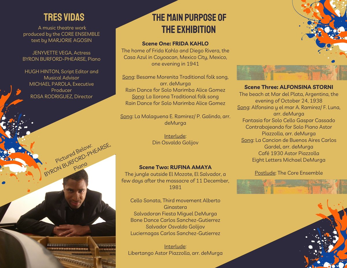 September 25th is going to be an event you do not want to miss!

6 p.m. - 8 p.m. We want to see everyone here!

This is open to the community 📷

The theatrical production of TRES VIDA: The Life of 3 legendary Latinas