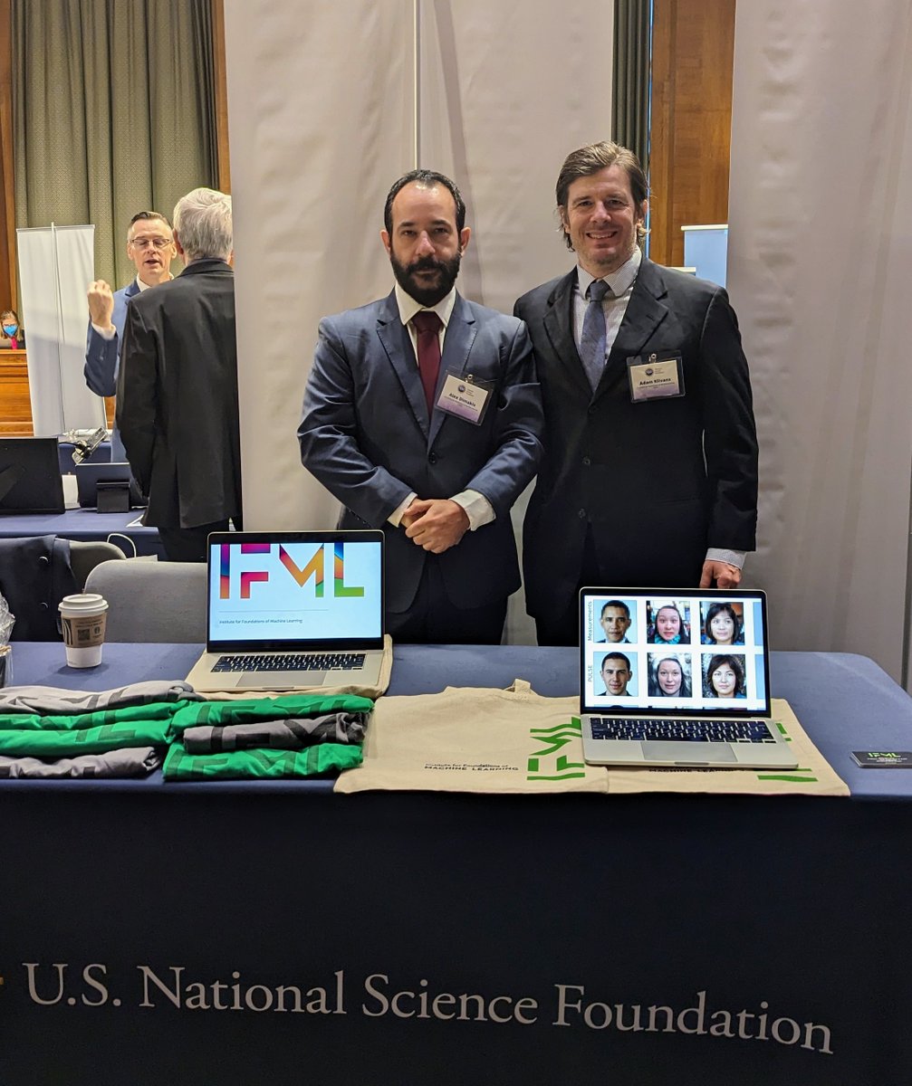 AlexGDimakis's tweet photo. Today the 25 National AI Research Institutes (funded by the National Science Foundation @NSF ) are showcasing in the US Senate. Excited to be part of this event, presenting our work on generative AI in our IFML institute. https://t.co/HgLvV3m794