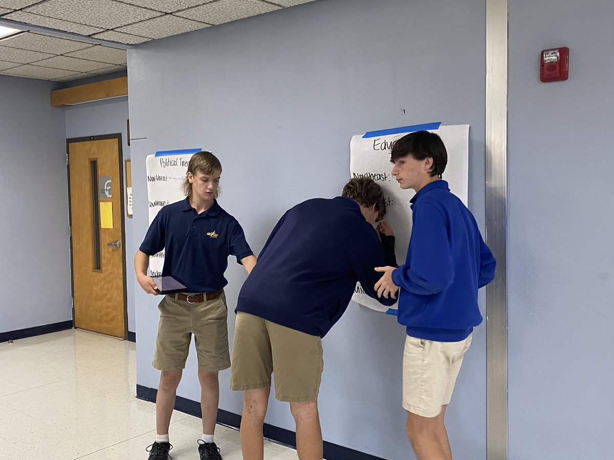 Sometimes we just need to spread out! Using the collab space today to track different trends across the US <a href="/BorgiaHS/">St. Francis Borgia High School</a>