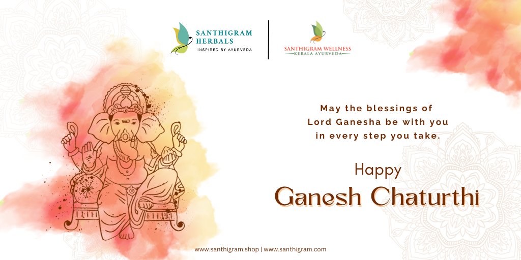 Happy Ganesh Chaturthi.
🙏 On this auspicious day of Ganesh Chaturthi, May Lord Ganesha remove all obstacles from your path and shower you with blessings🙏
🌟🪔🐘 
#GaneshChaturthi #IndianFestivals #GaneshaCelebration