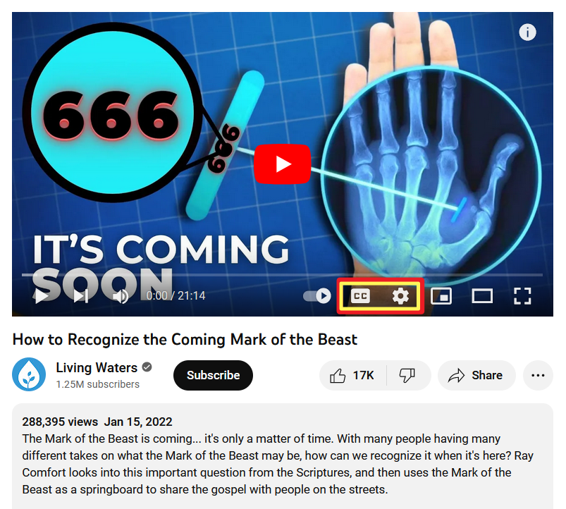 HO_WE32's tweet photo. Living Waters / Ray Comfort: Just Witnessing 

#Videos #Bible #Apocalypse #Jesus #Christ #endoftheworld #JesusChrist #God #Apocalyptic #Movies

How to Recognize the Coming Mark of the Beast
https://t.co/Q2RxCgFyLJ 

YouTube - Subtitles - Select language - Auto-translate ... https://t.co/hGdlzjTAop