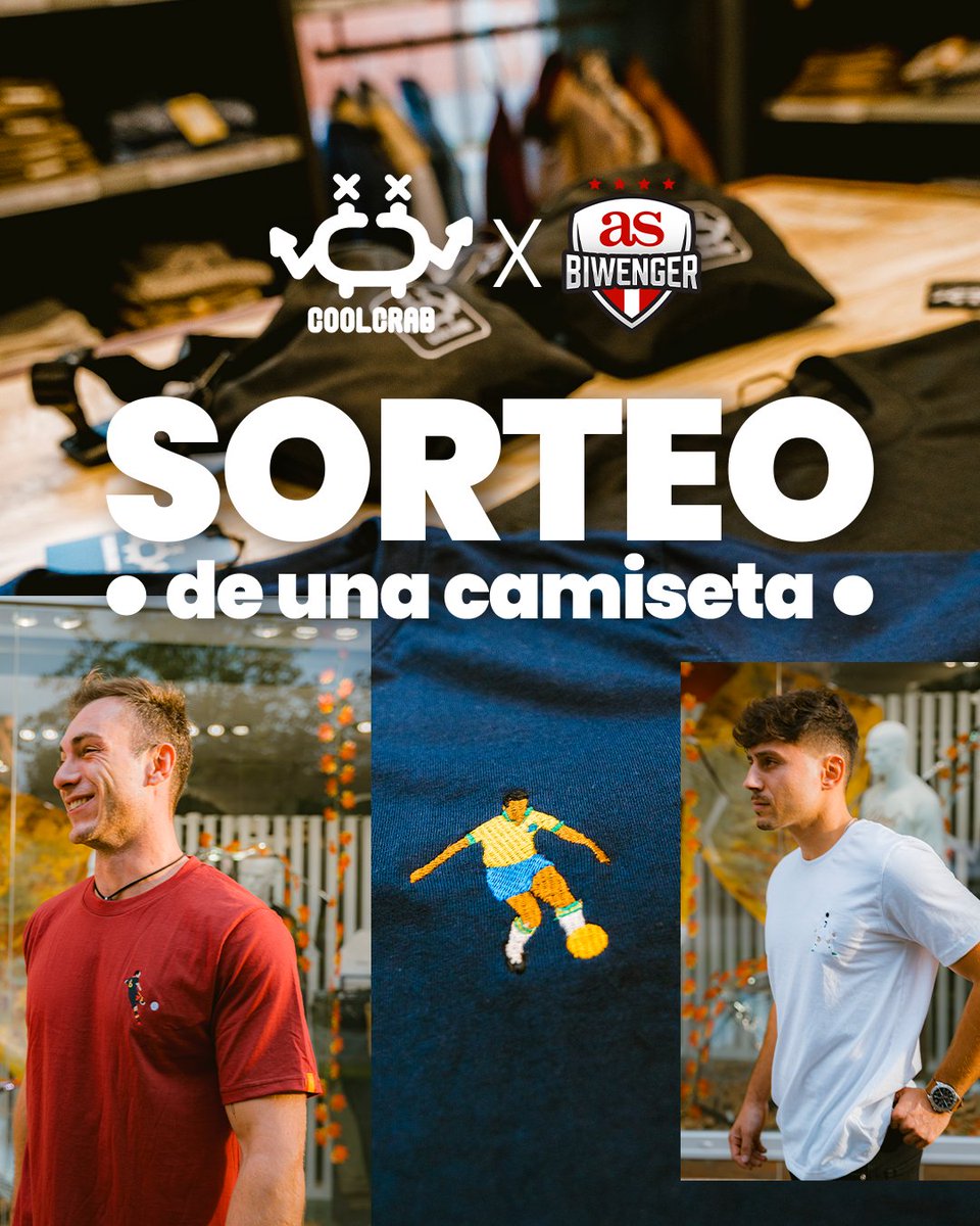biwenger's tweet photo. 🏆 Celebramos la vuelta de la #Champions con... ¡Un pedazo de sorteo!

😏 ¿Quieres una camiseta tan chula como estas?

1️⃣ Sigue a @COOLCRAB_STORE y @biwenger

2️⃣ RT

3️⃣ Menciona a un amig@ indicando qué equipo crees que ganará la Champions

⏰Hasta las 23:59h del 25 de septiembre https://t.co/MG0blHJc84