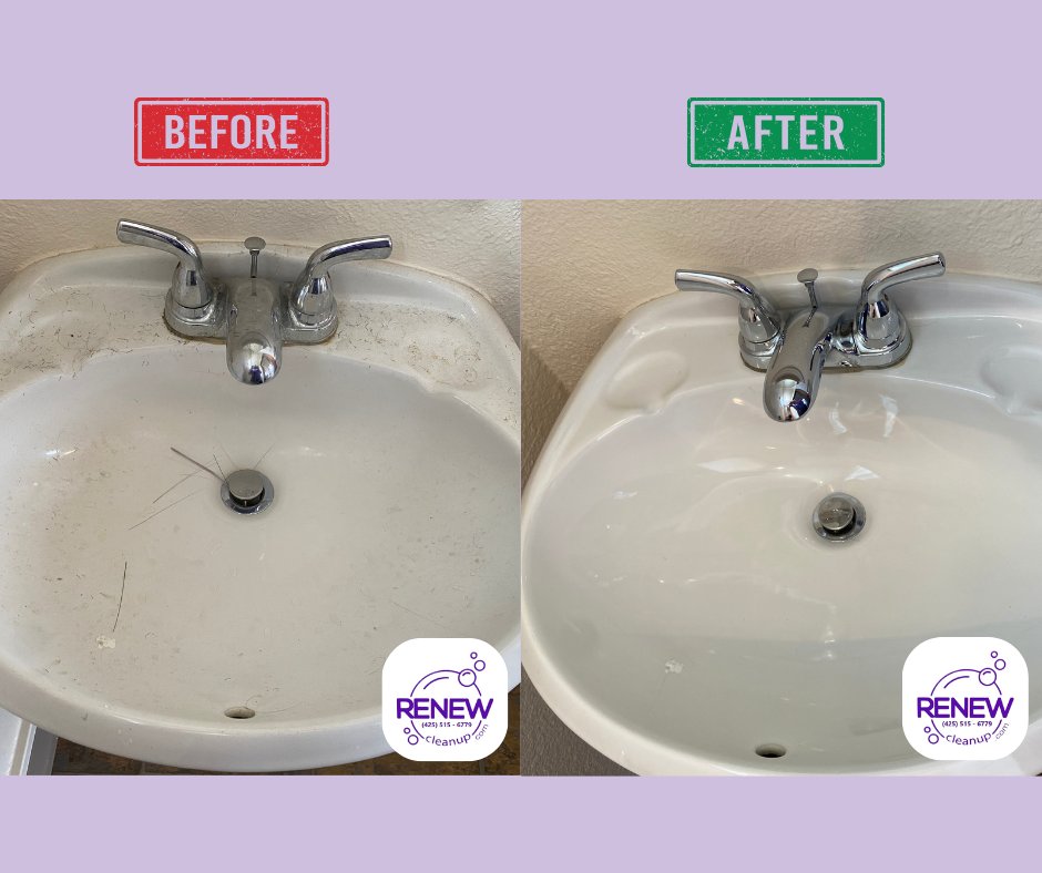 renewcleanup's tweet photo. Who else has a sink like this?! 😁✨🧽 https://t.co/hpMq7yAd4e
