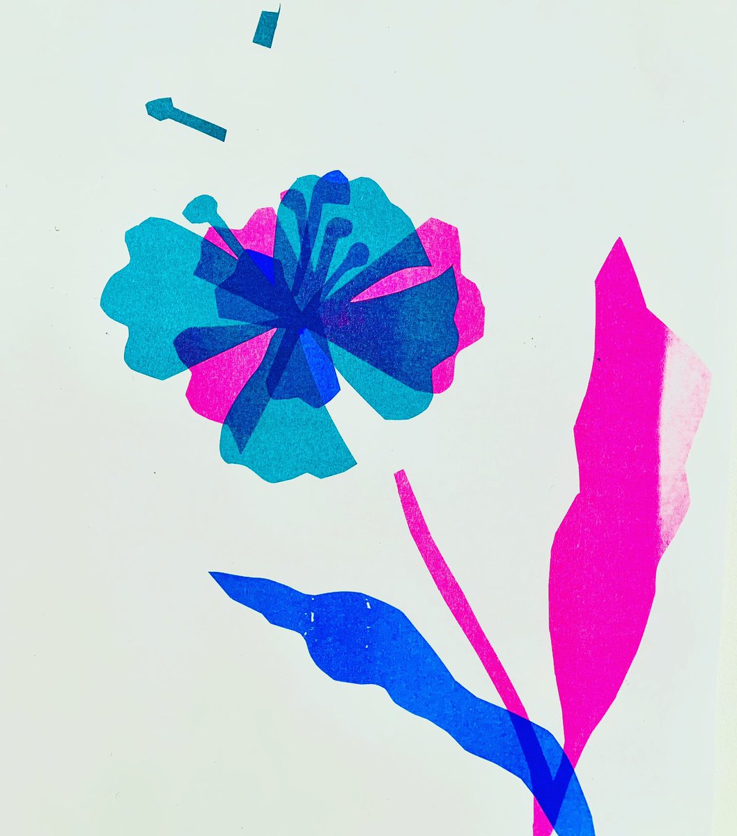 woolypear's tweet image. Collage on a riso printer #weeds @DesignInquiry #workaround #ldf