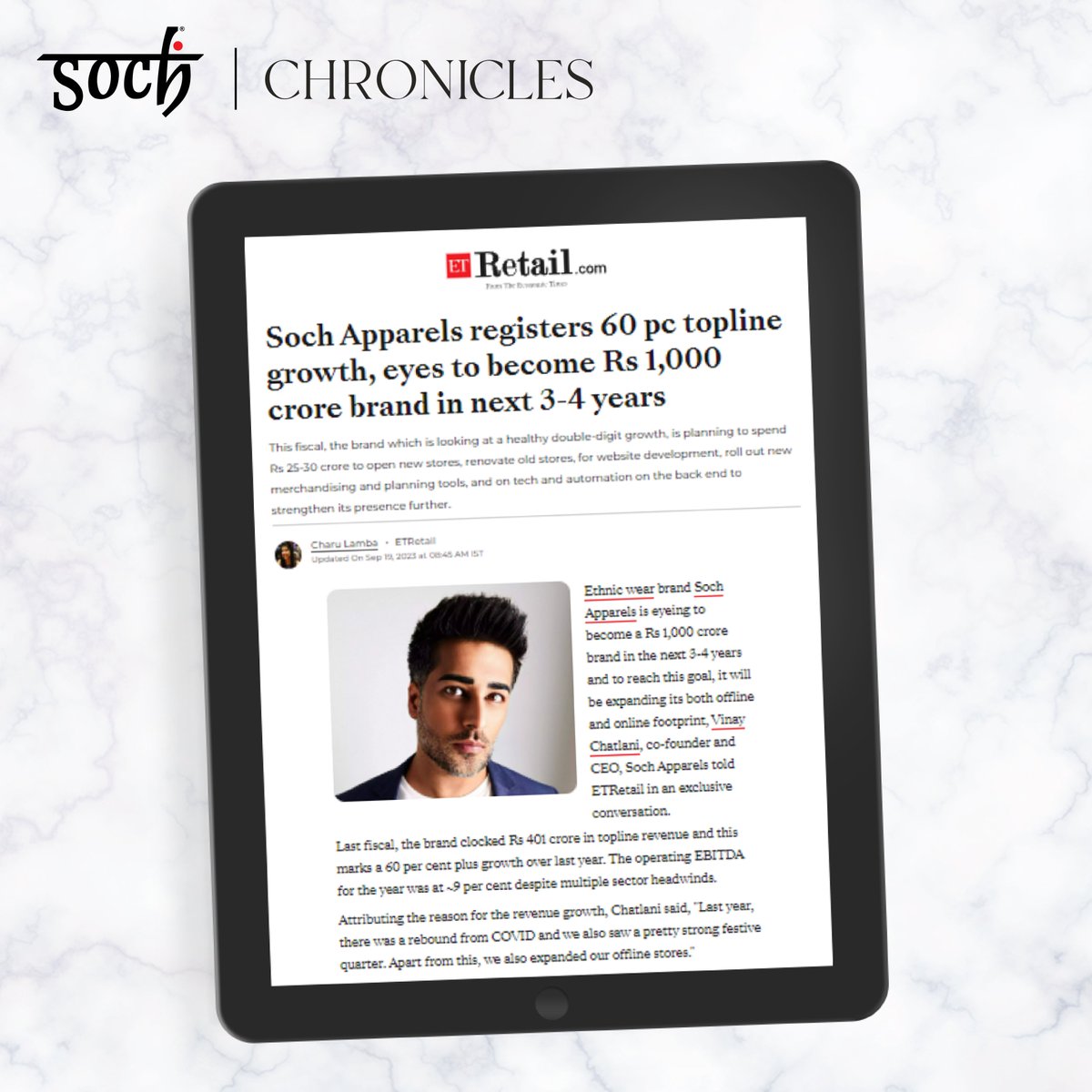 sochstories's tweet image. A steadfast pursuit of our vision has led us to this moment. Learn more about our future plans as we work to make tomorrow's shopping a reality today. Click on the link for more: rb.gy/drrf8

#SochStories #PRUpdate #RetailIndustry #ETBusiness