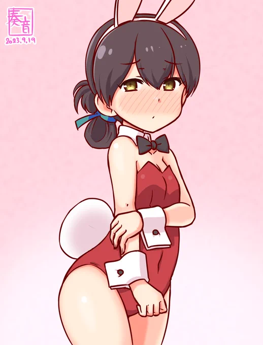 「不束者ですが、務めを果したいと思います…///」#艦これ版真剣お絵描き60分一本勝負_20230919#春日丸 