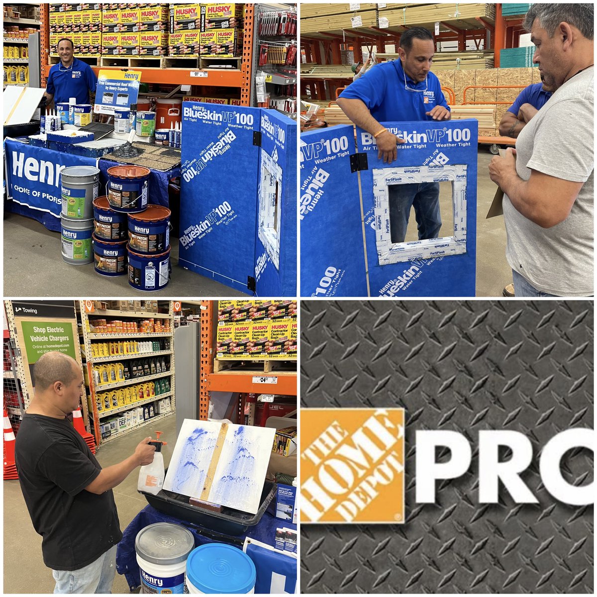 Manny Rivera (@mannyhenry2) on Twitter photo PRO Appreciation Week continues at The Home Depot Store 4608 Falls Church VA, check out our Amazing Henry Products demonstrating the Famous Blueskin VP100 Self-Adhered Water Resistive Air Barrier and Roofing products! <a href="/JimVohra/">Jim Vohra</a> <a href="/JoeZuniga1/">Joe Zuniga</a> <a href="/hdlilay/">Lilay Gebremeskel</a> PRO Appreciation Week continues at The Home Depot Store 4608 Falls Church VA, check out our Amazing Henry Products demonstrating the Famous Blueskin VP100 Self-Adhered Water Resistive Air Barrier and Roofing products! <a href="/JimVohra/">Jim Vohra</a> <a href="/JoeZuniga1/">Joe Zuniga</a> <a href="/hdlilay/">Lilay Gebremeskel</a>