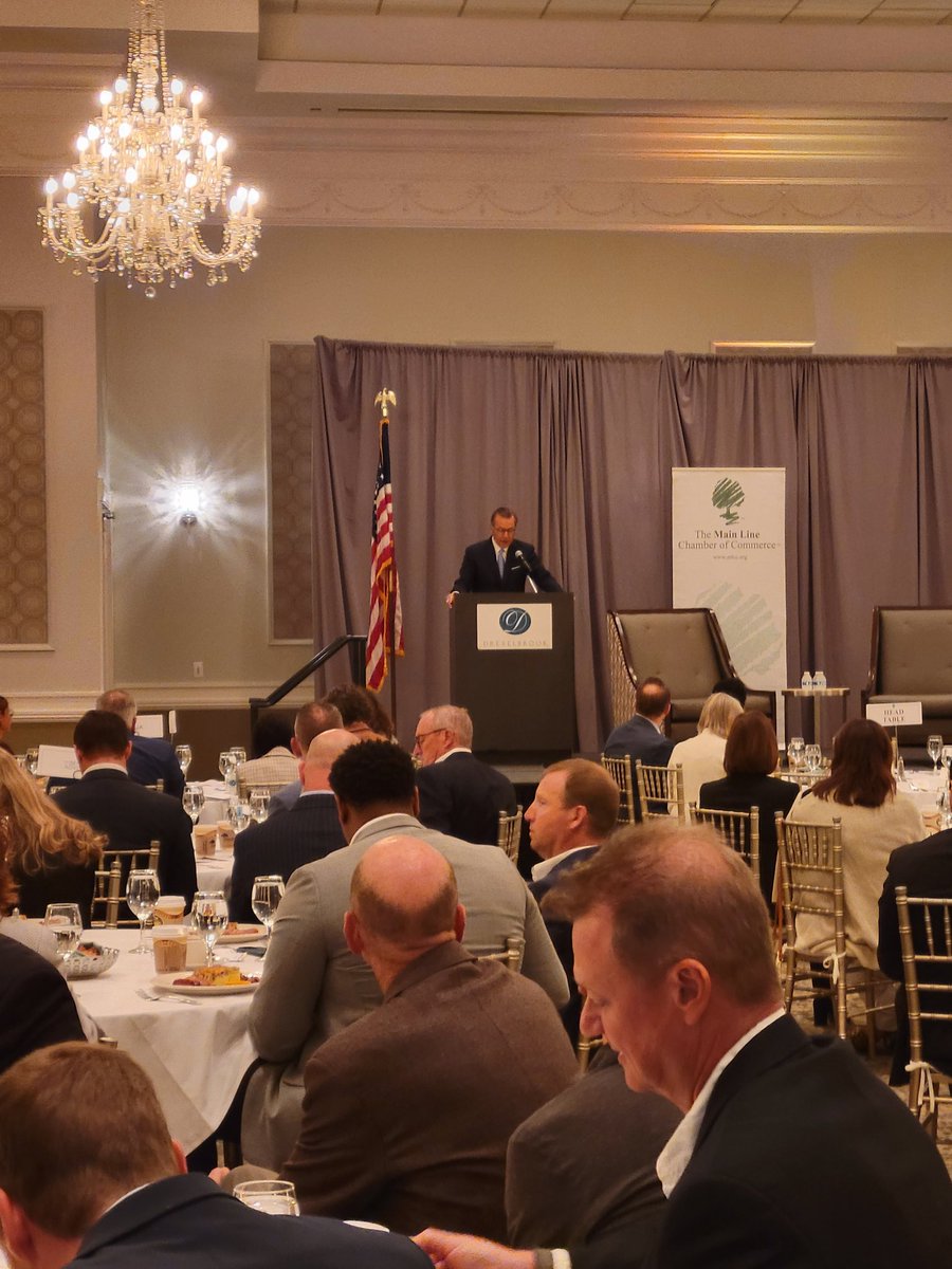 Main Line Chamber (@mainlinechamber) on Twitter photo We had a wonderful Inspirational Breakfast this morning featuring Howie Roseman from the Philadelphia Eagles. He shared his journey to the NFL with hundreds of attendees and Chamber members. Thank you to our sponsors, <a href="/FirstrustBank/">Firstrust Bank</a>, <a href="/MyAquaWater/">Aqua</a>, and <a href="/DelcoFdn/">The Foundation for Delaware County</a>. We had a wonderful Inspirational Breakfast this morning featuring Howie Roseman from the Philadelphia Eagles. He shared his journey to the NFL with hundreds of attendees and Chamber members. Thank you to our sponsors, <a href="/FirstrustBank/">Firstrust Bank</a>, <a href="/MyAquaWater/">Aqua</a>, and <a href="/DelcoFdn/">The Foundation for Delaware County</a>.